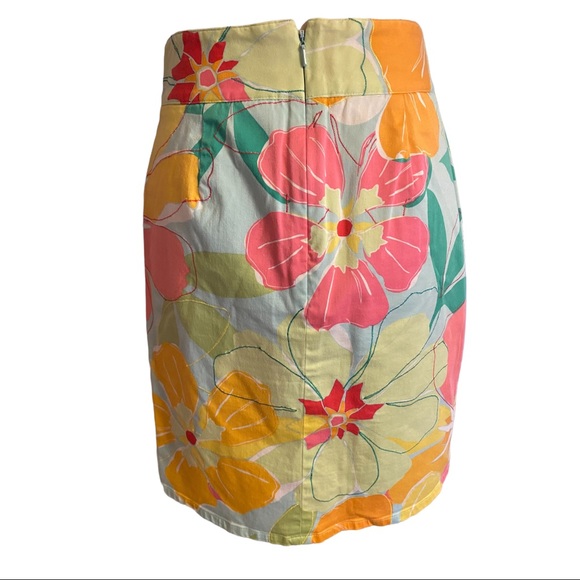 Talbots Petites (2) Stretch Floral Pencil Skirt - Picture 6 of 9